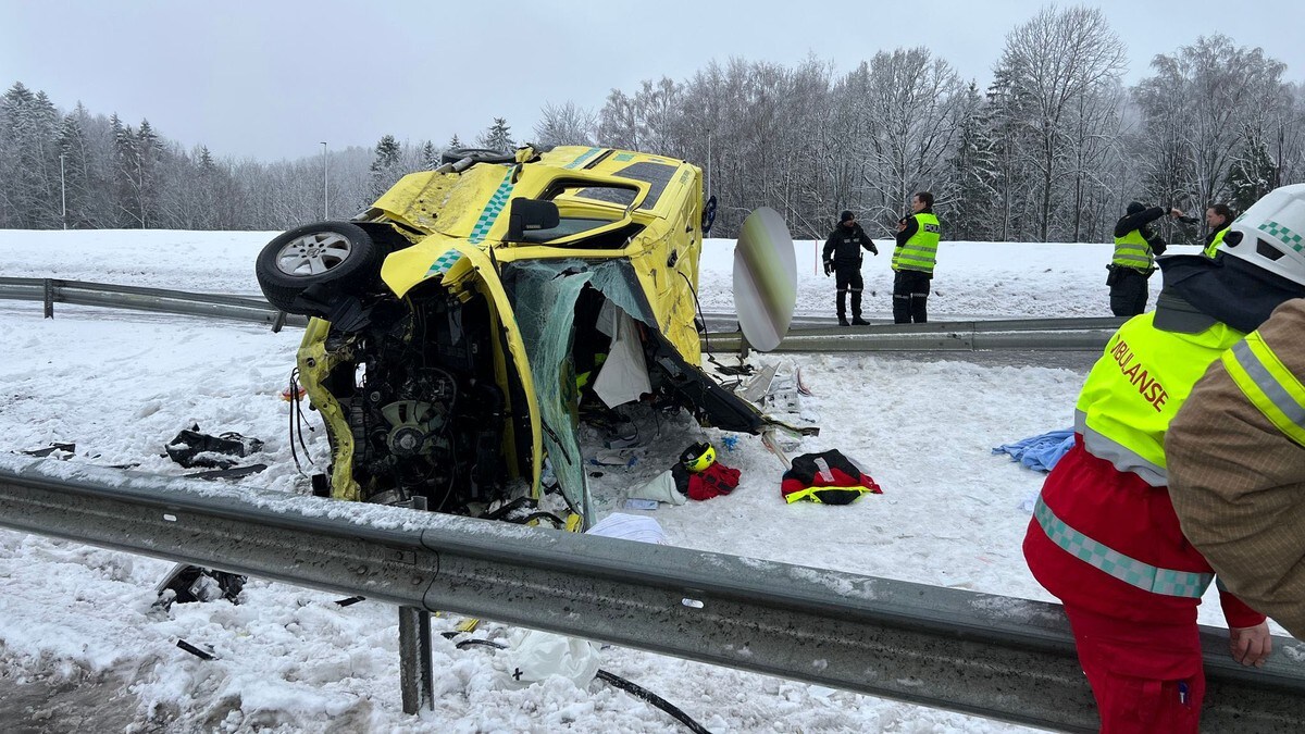 Mener ambulanse kjørte for fort – mistet veigrepet i 160 km/t