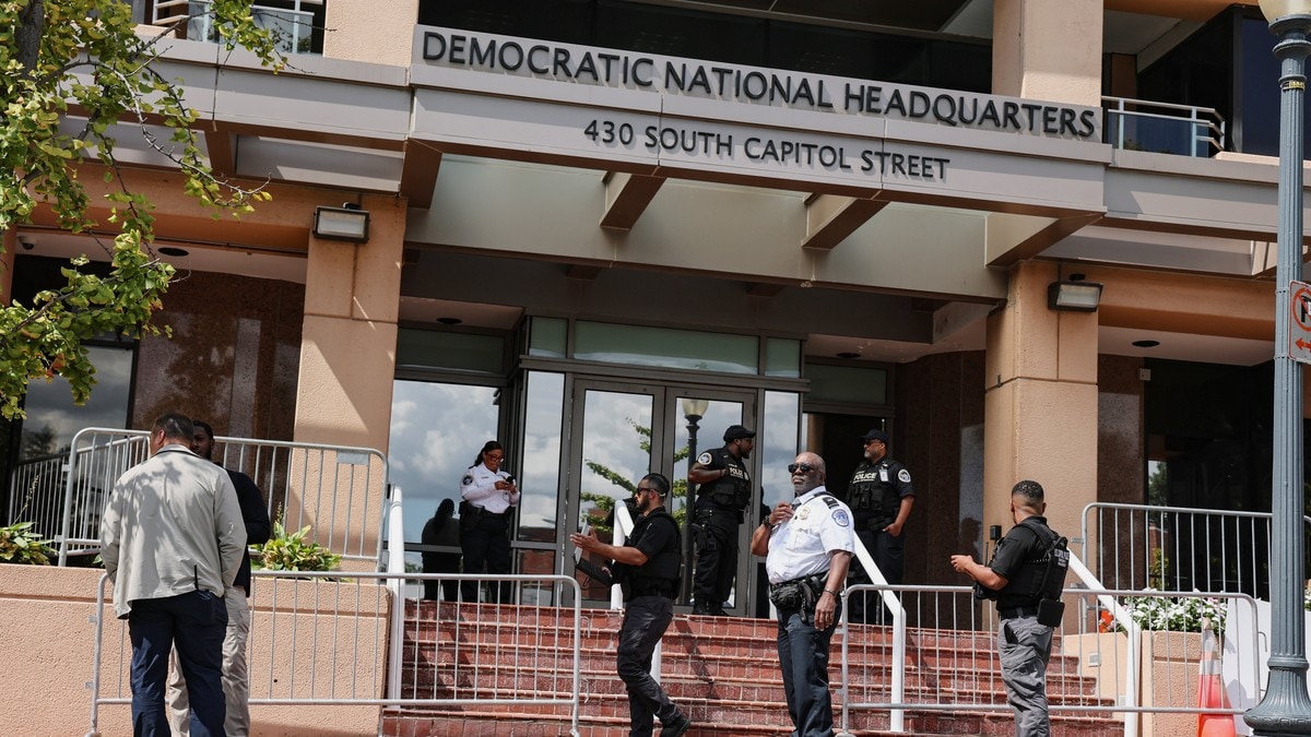 Sky News: Bombetrussel mot Demokratenes hovedkvarter i Washington