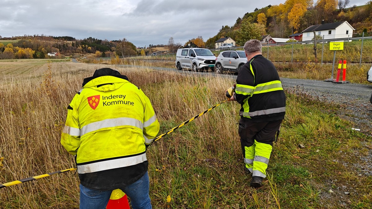 Ble evakuert etter ras: – Bekken har blitt en innsjø