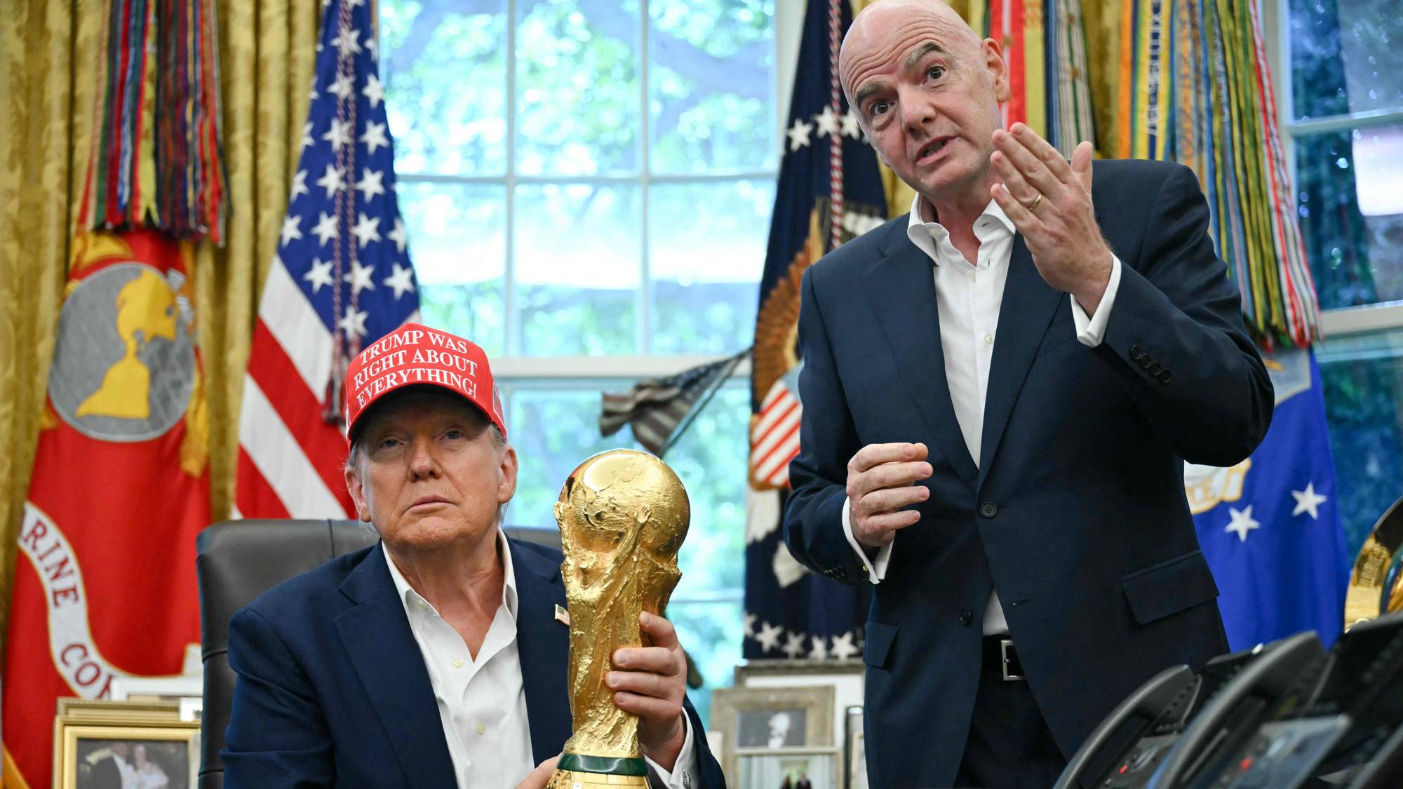 Infantino og Trump