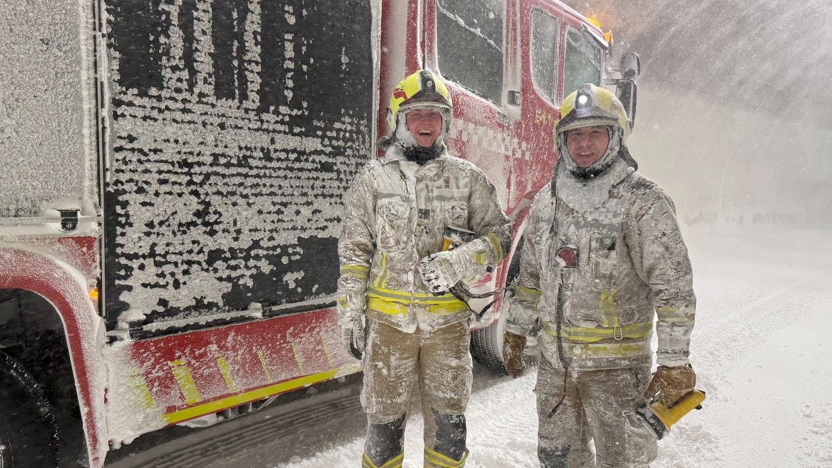 Uværet herjet i Vardø: Måtte søke ly i tunnel