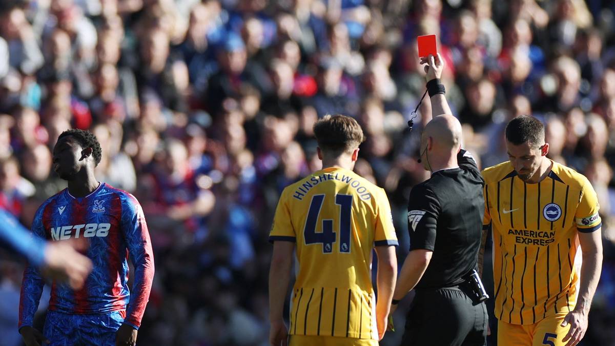 Tre røde kort i Premier League-drama