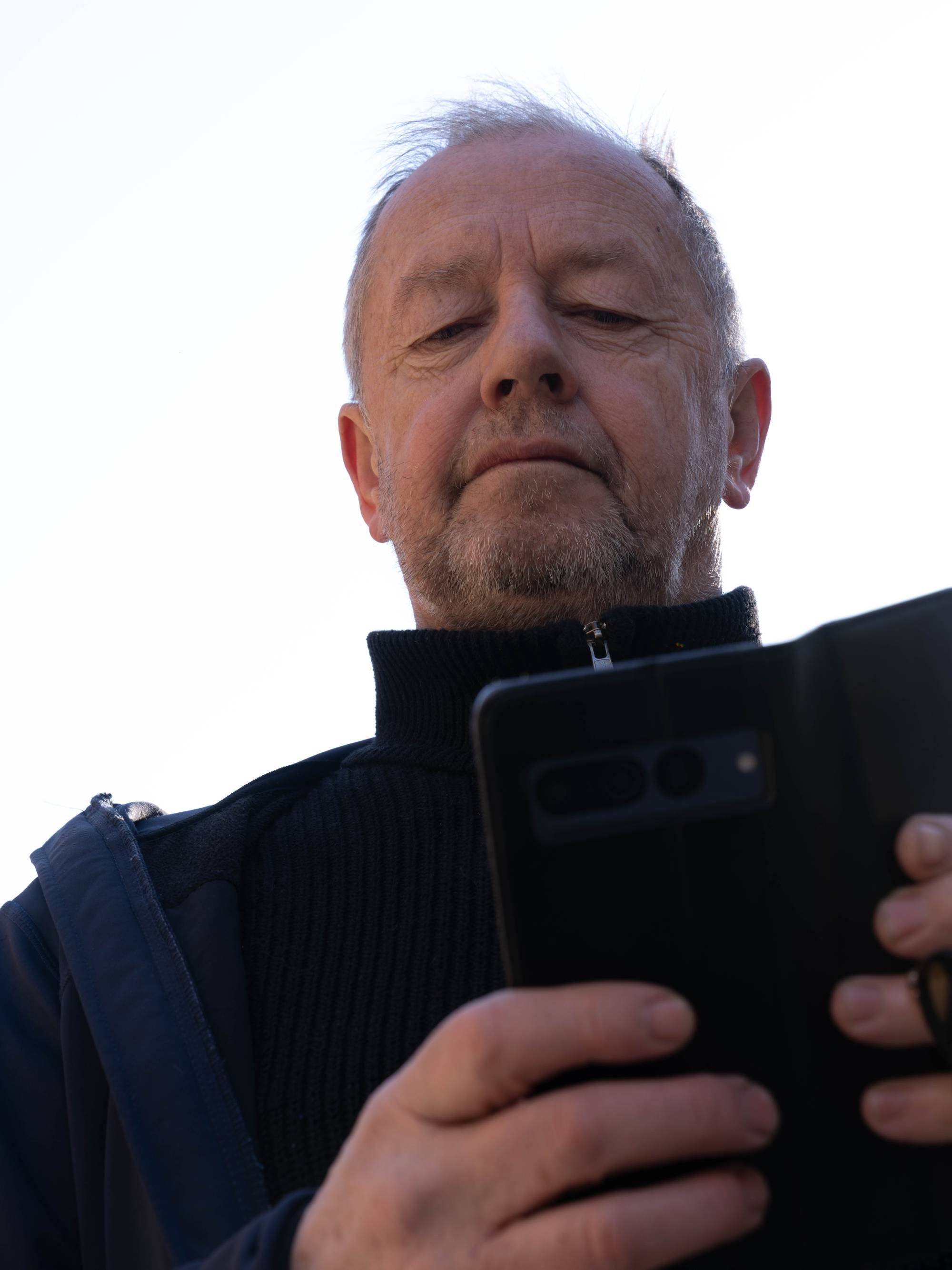 Asgeir Knudsen på mobil