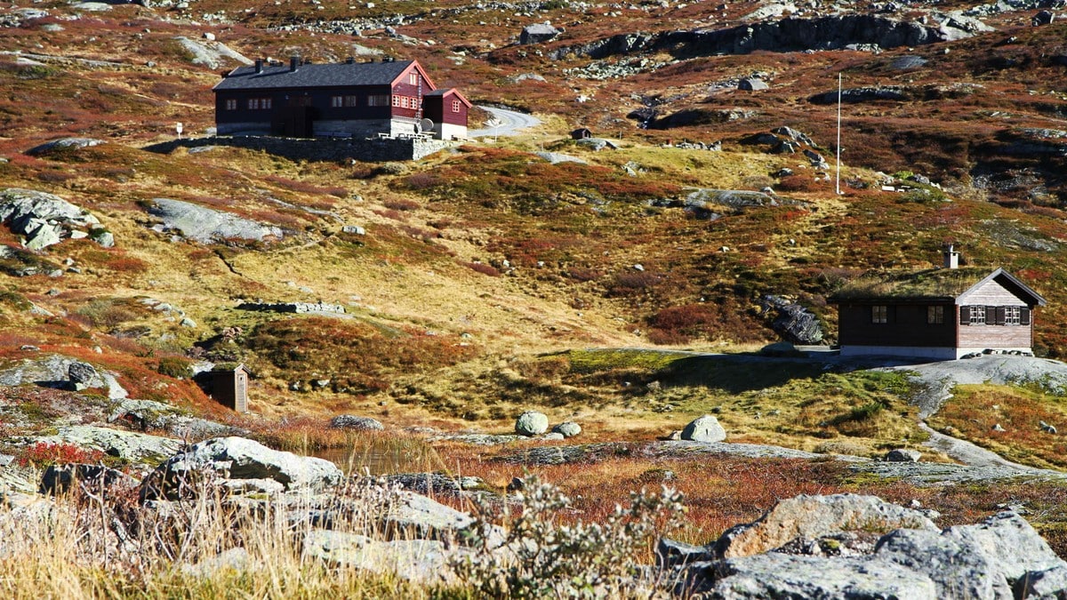 EI HYTTE PÅ FJELLET FOTO: NRK