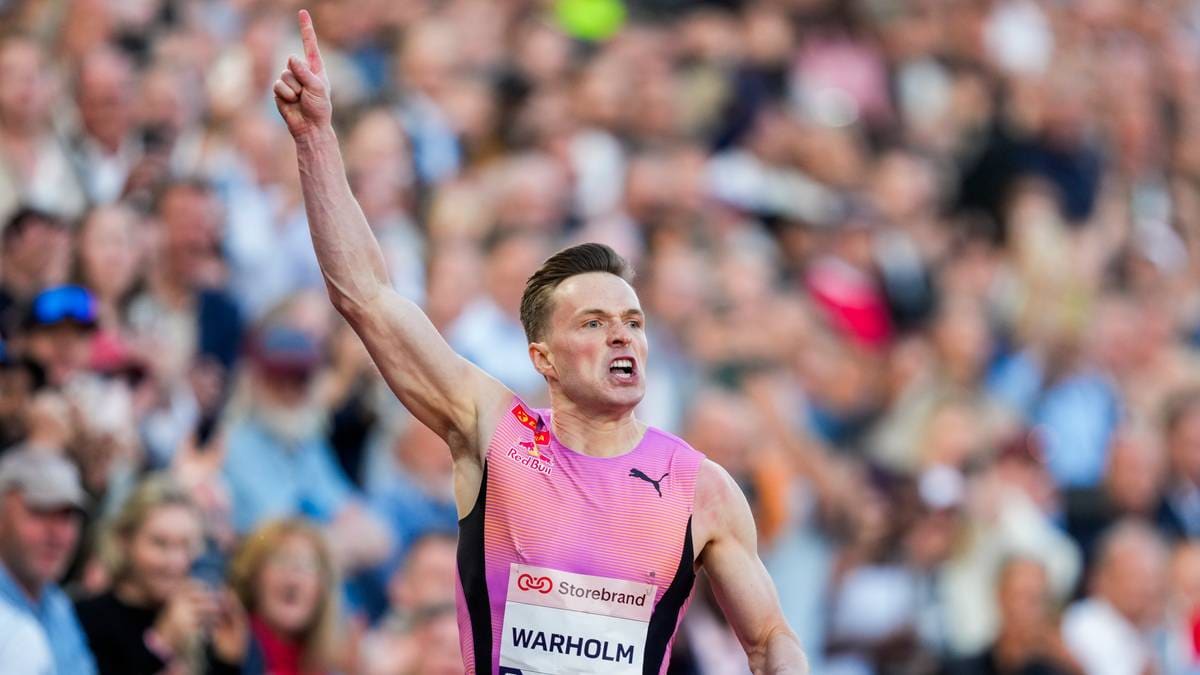 Warholm vann superduellen på Bislett – smadra eigen rekord