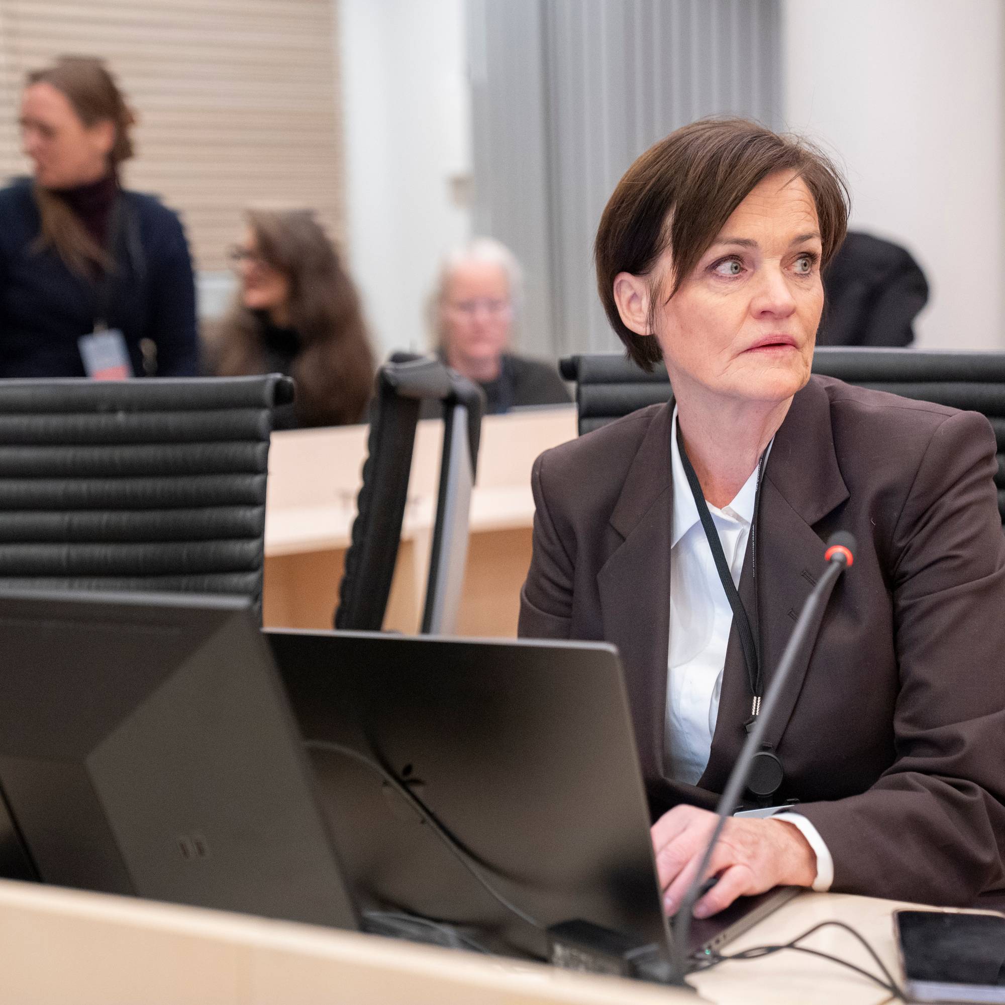 Bistandsadvokat Mette Yvonne Larsen under første dagen i rettssaken mot Marius Borg Høiby.