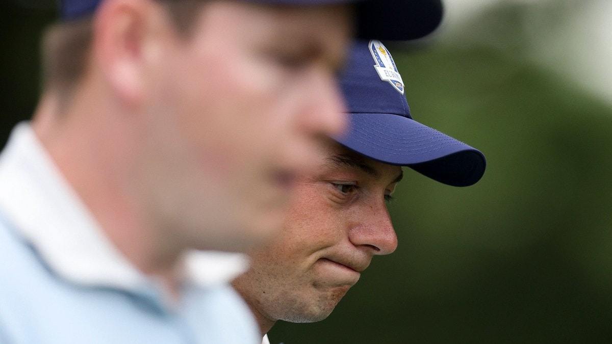 Hovland kritiseres av amerikanske fans etter Ryder Cup-poeng