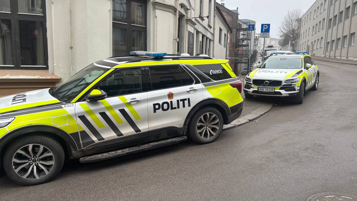 Væpnet politiaksjon i Skien – en person pågrepet