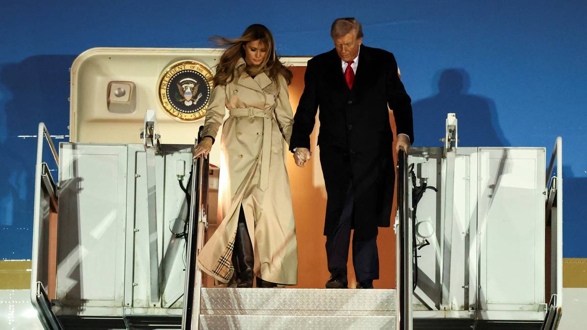 Trump har landet i Storbritannia