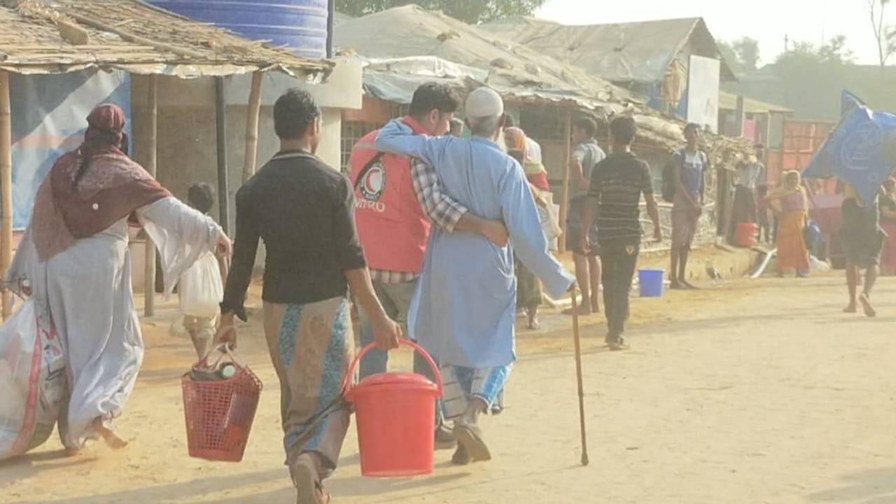 Big fire at Cox Bazar in Bangladesh