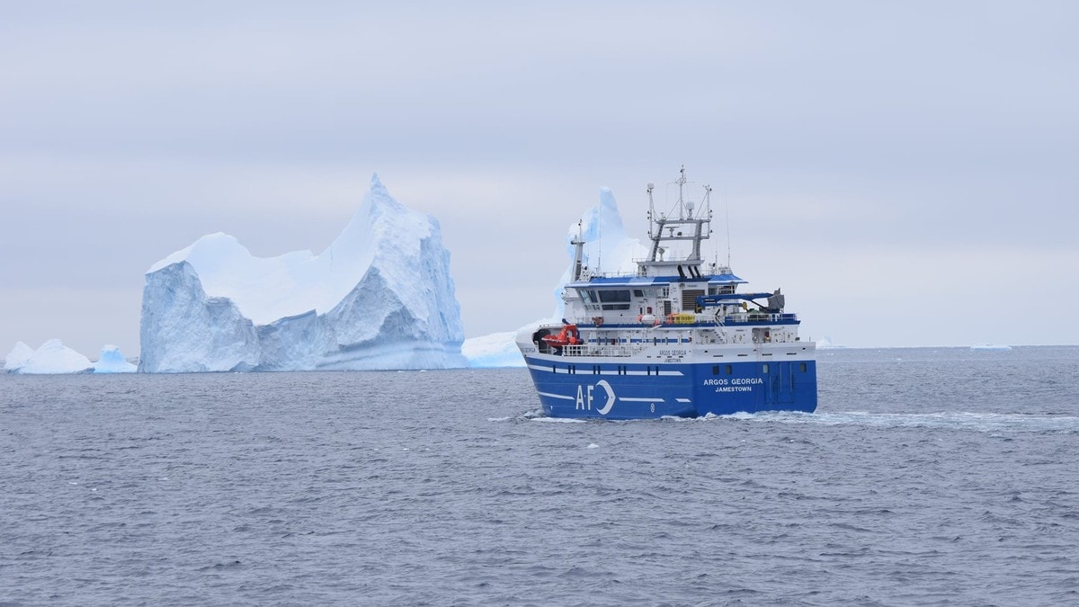 HRS: Den norskeide fiskebåten «Argos Georgia» har gått ned utenfor Falklandsøyene