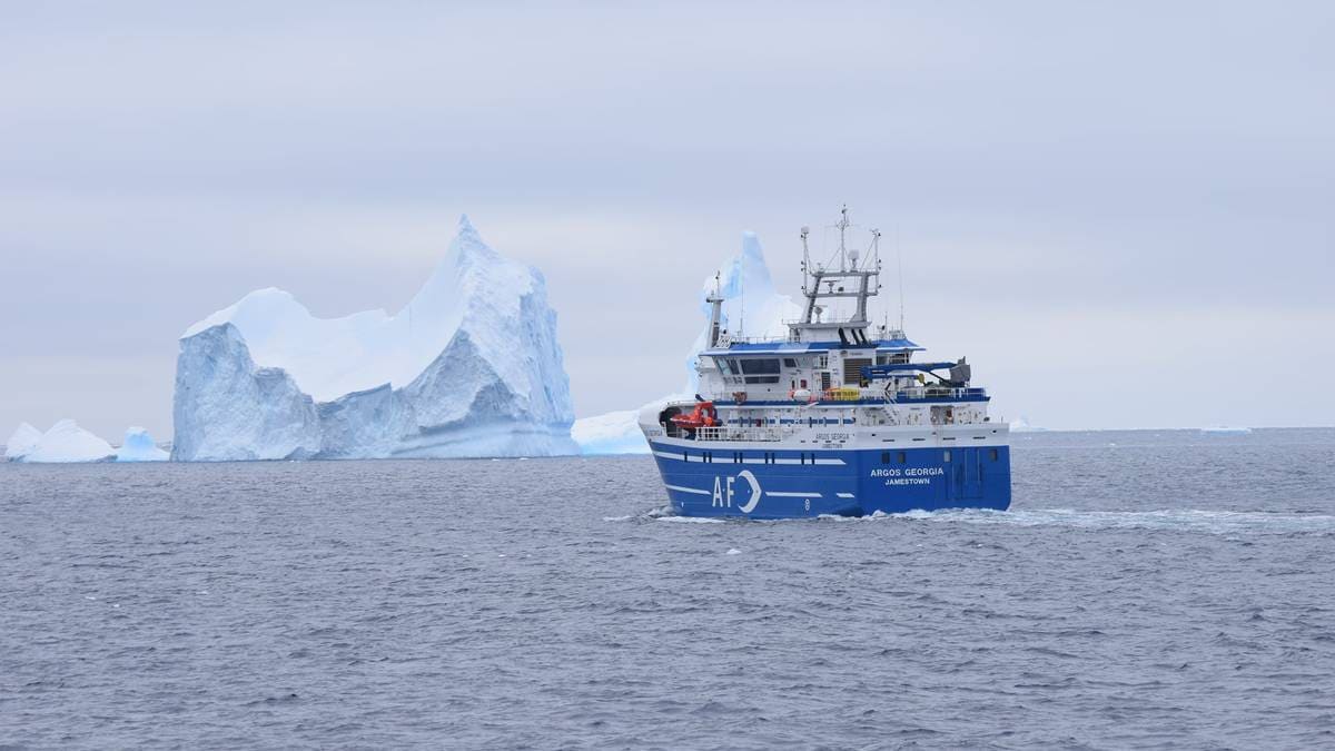 HRS: Den norskeide fiskebåten «Argos Georgia» har gått ned utenfor Falklandsøyene