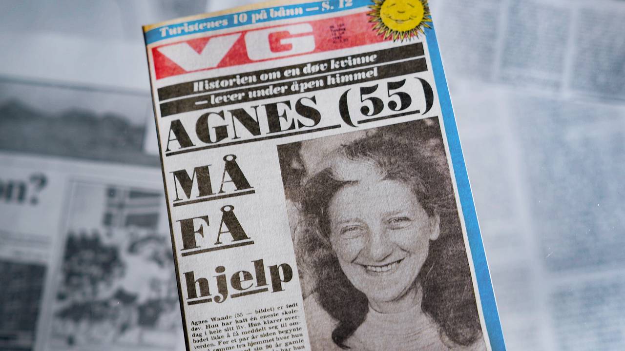 VGs forside hvor man ber om at Agnes Waade må få hjelp.