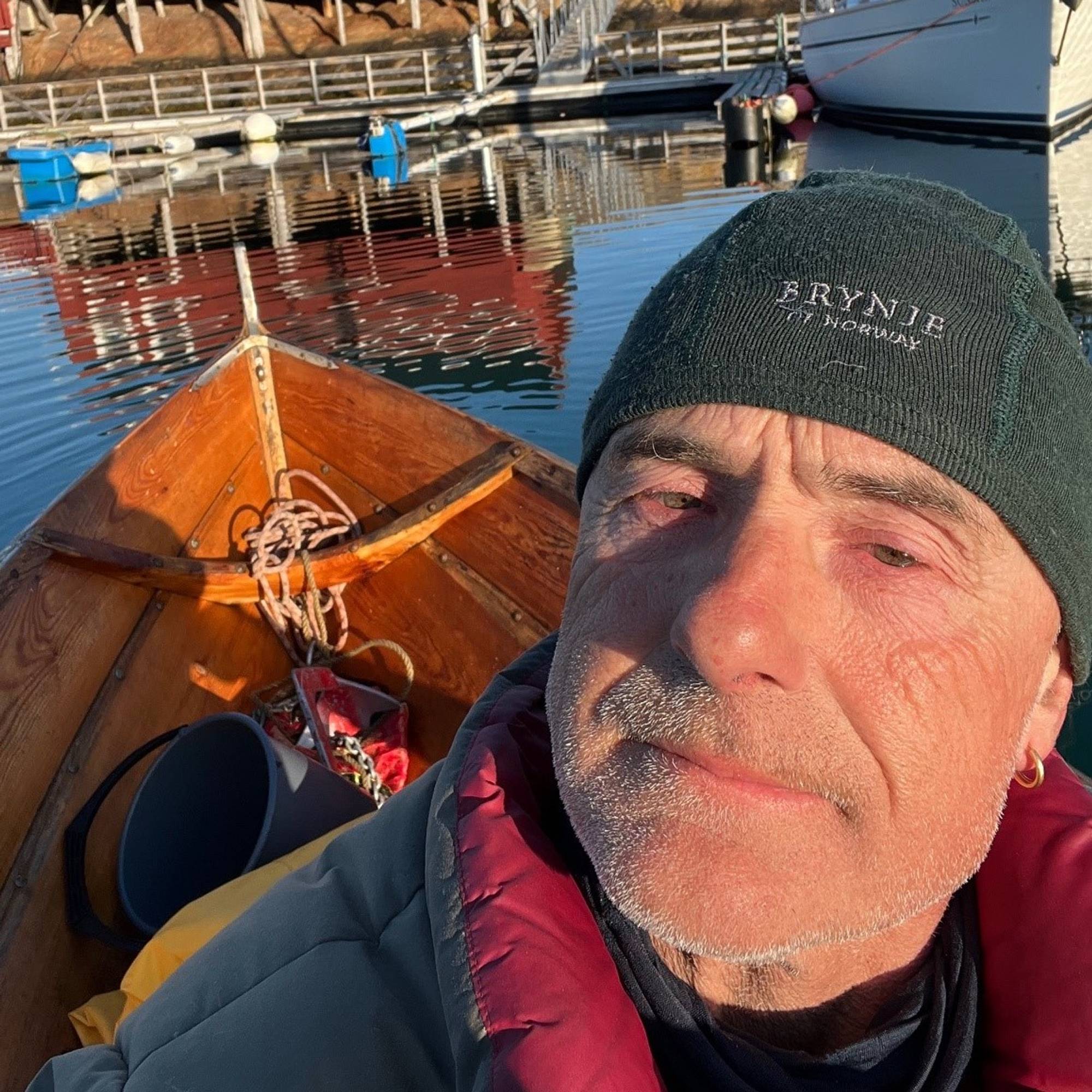 Bjarte Vestøl har rodd fra Kristiansand Til Vestre Jakobselv.