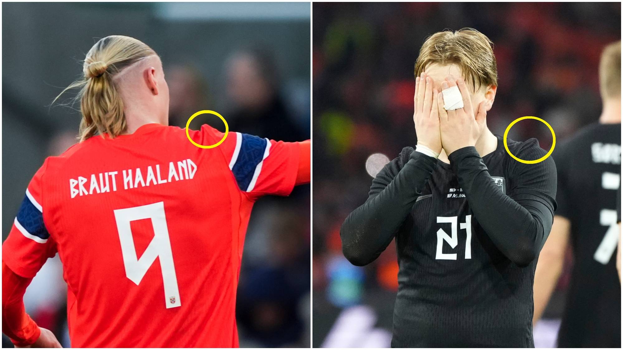 Erling Braut Haaland og Andreas Schjelderup