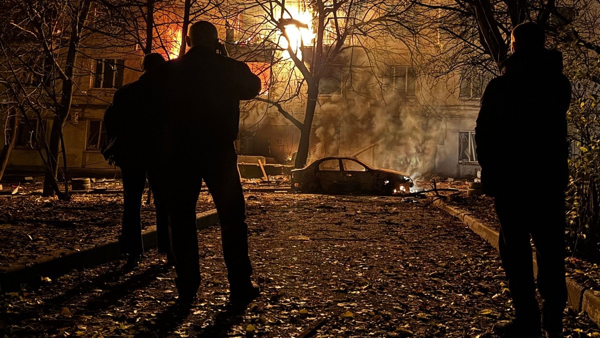 Sju personer skadd i angrep i Zaporizjzja