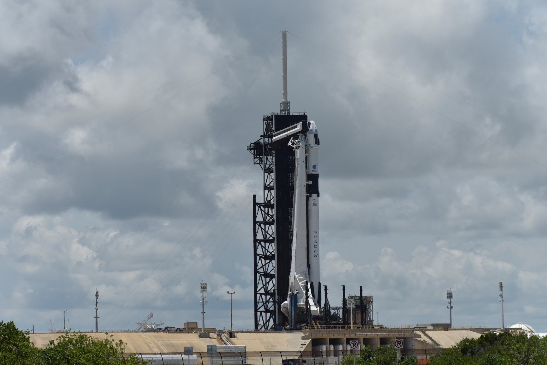 SpaceX-rakett skutt opp