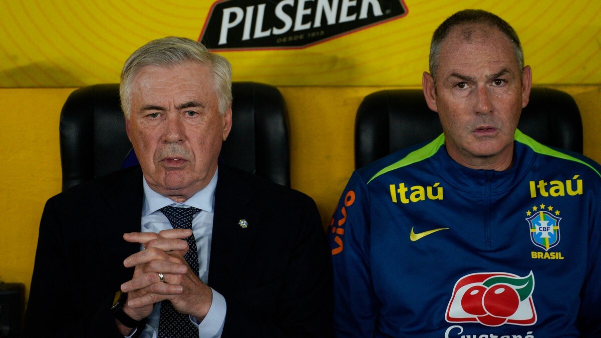 Brasil snublet i Ancelotti-debuten