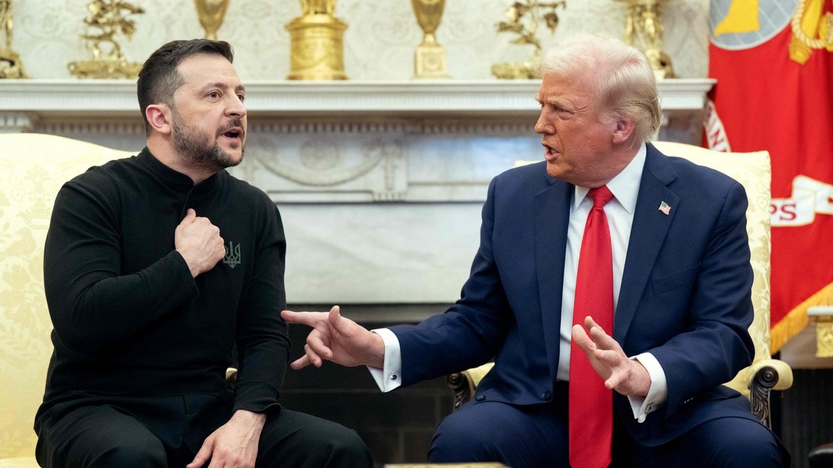 Trump skjelte ut Zelenskyj: – Vi ønsker fred