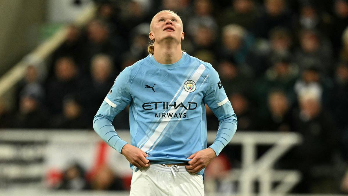 Målløs Haaland da Manchester City tapte mot Newcastle