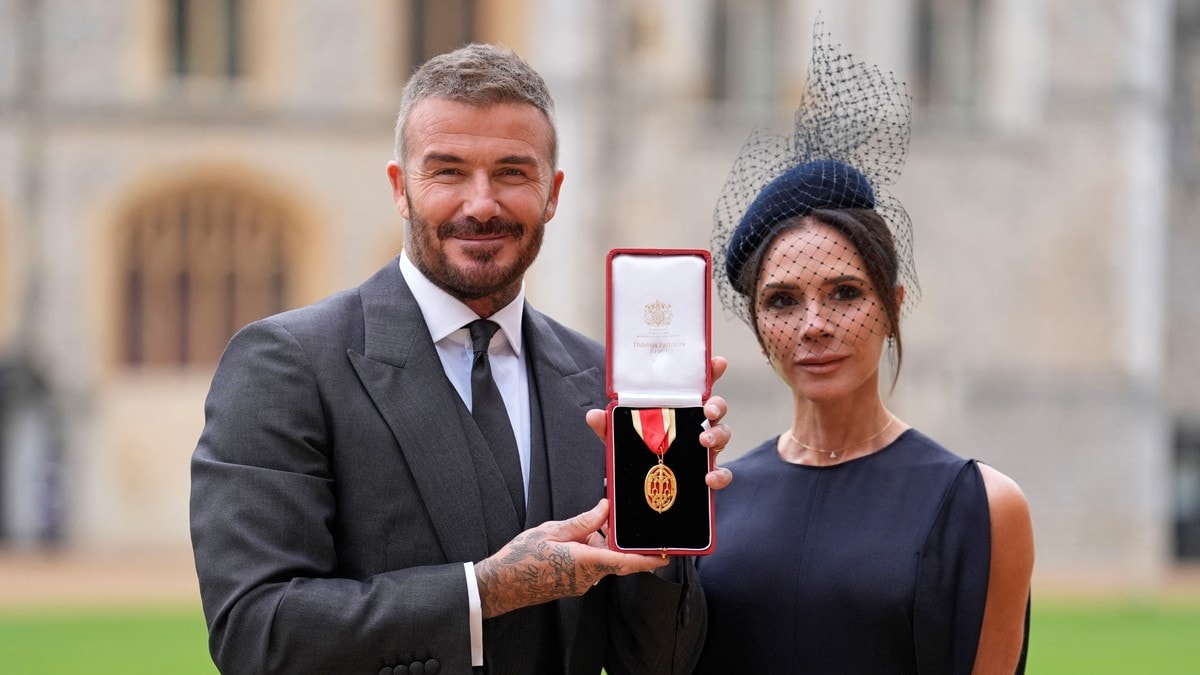 Nå er han «Sir David Beckham» – fotballegenden utnevnt til ridder
