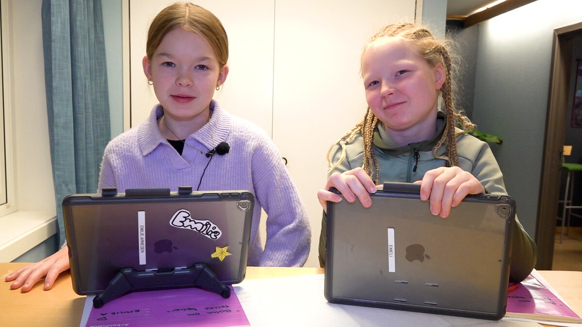 10-åringer er uenige med statsministeren om skjermbruk i skolen