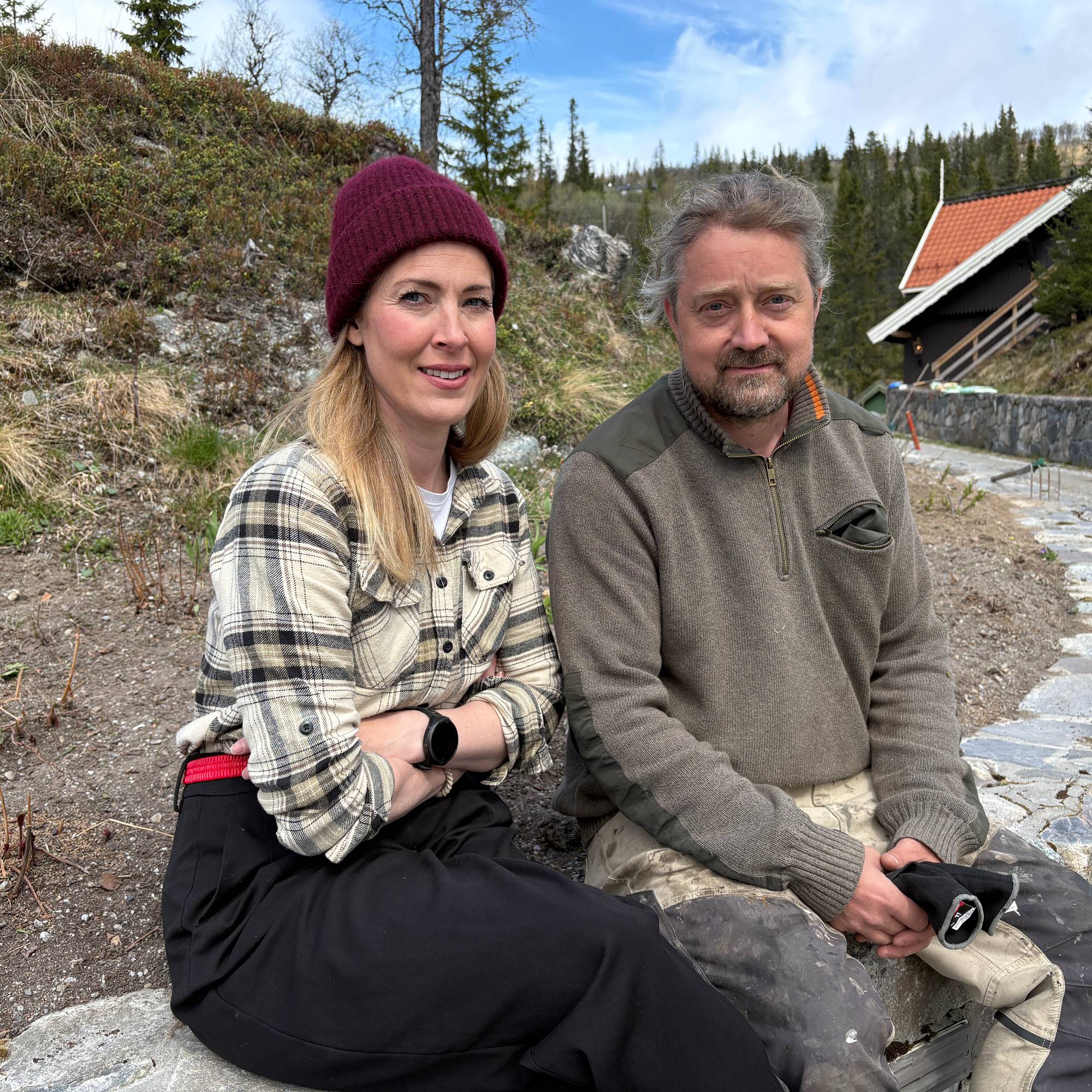 Par på benk