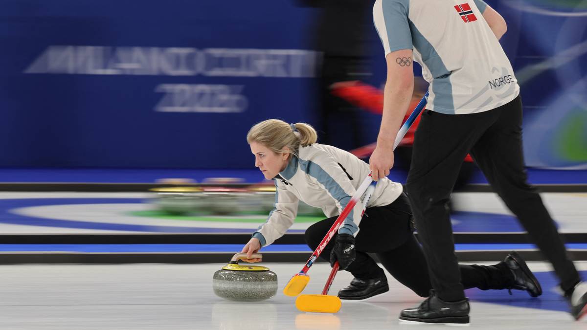 Norsk curling-seier mot Sveits