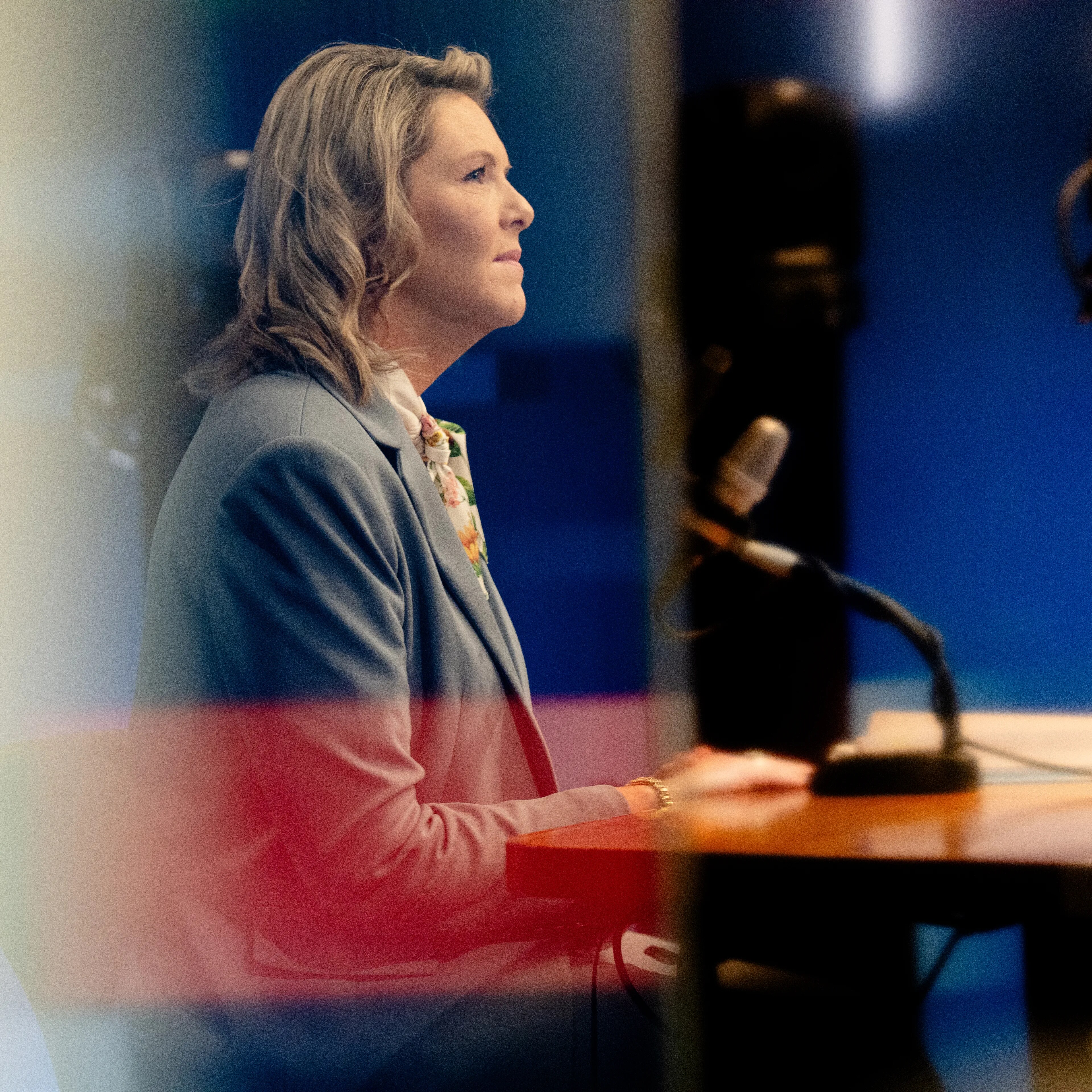 Bilder av Sylvi Listhaug og statsminister Jonas Gahr støre