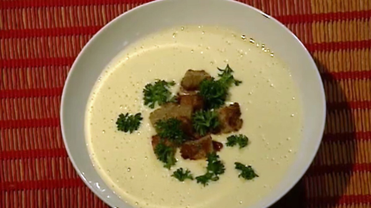 Potetsuppe Med Bacon Og Sopp