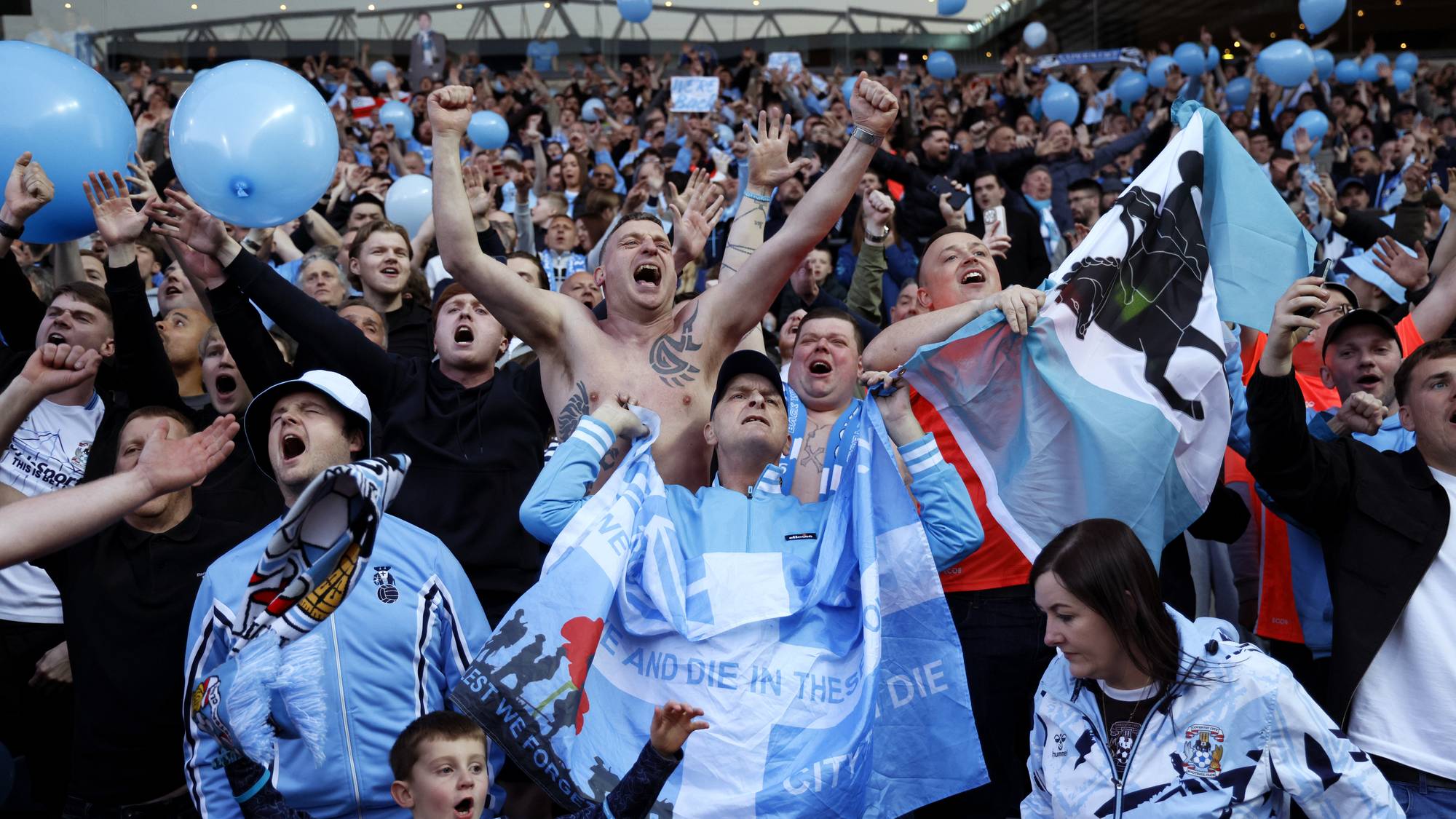 publikum på kampen mellom coventry og blackburn