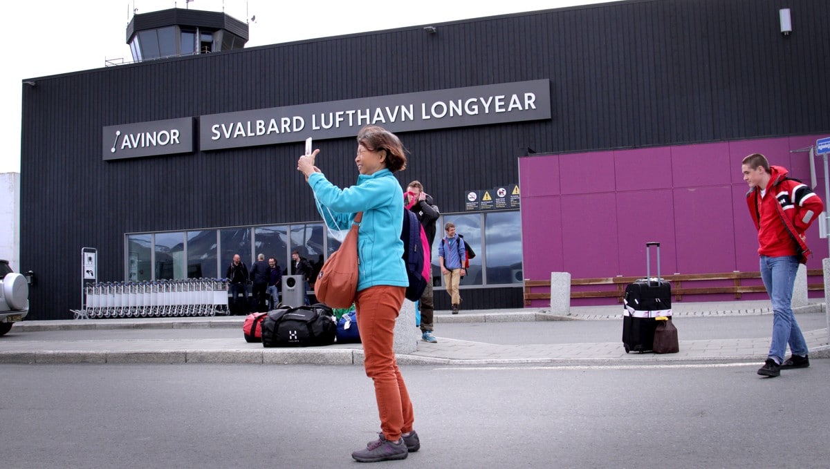 Stor økning av kinesiske turister i Longyearbyen
