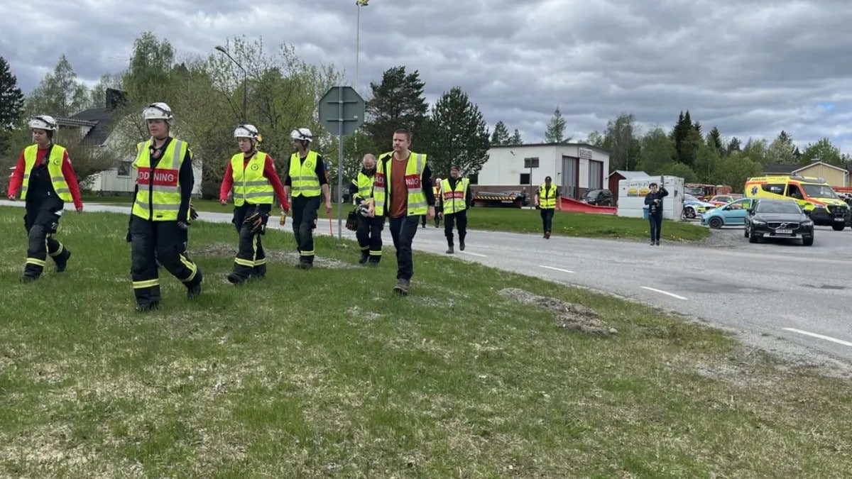 Stor leteaksjon etter to-åring i Sverige
