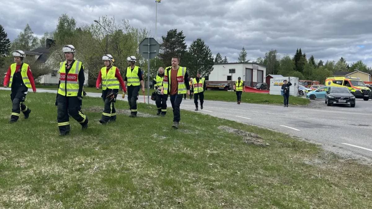 Stor leteaksjon etter to-åring i Sverige