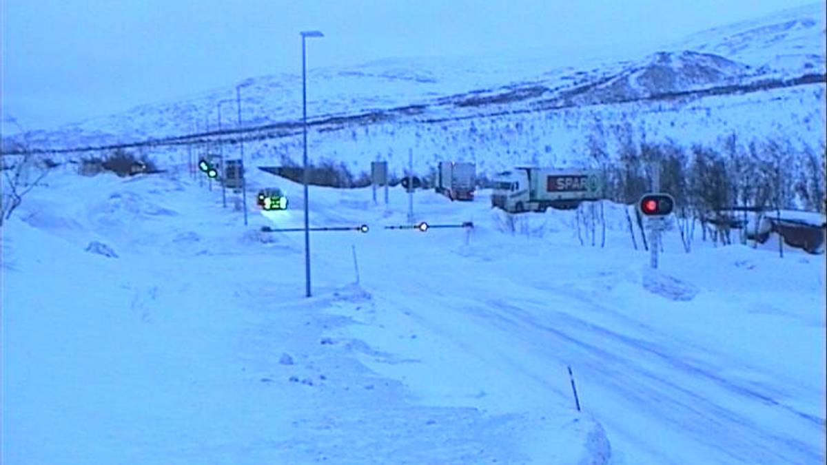 Kolonnekjøring over Saltfjellet – NRK Nordland