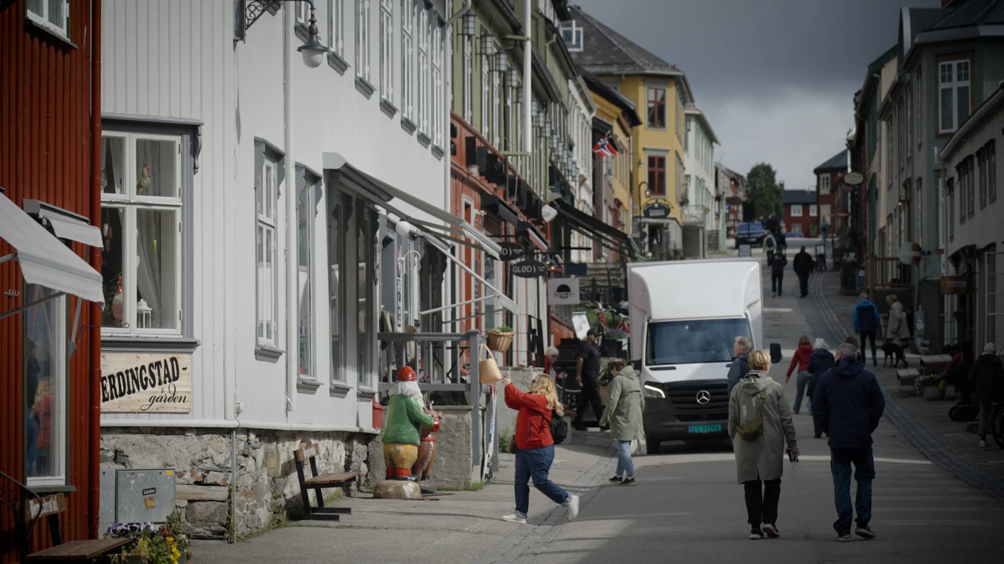 Markisegate på Røros
