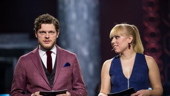 Programleiarar Hans Olav Brenner og Tine Thing Helseth i Virtuos 2016
