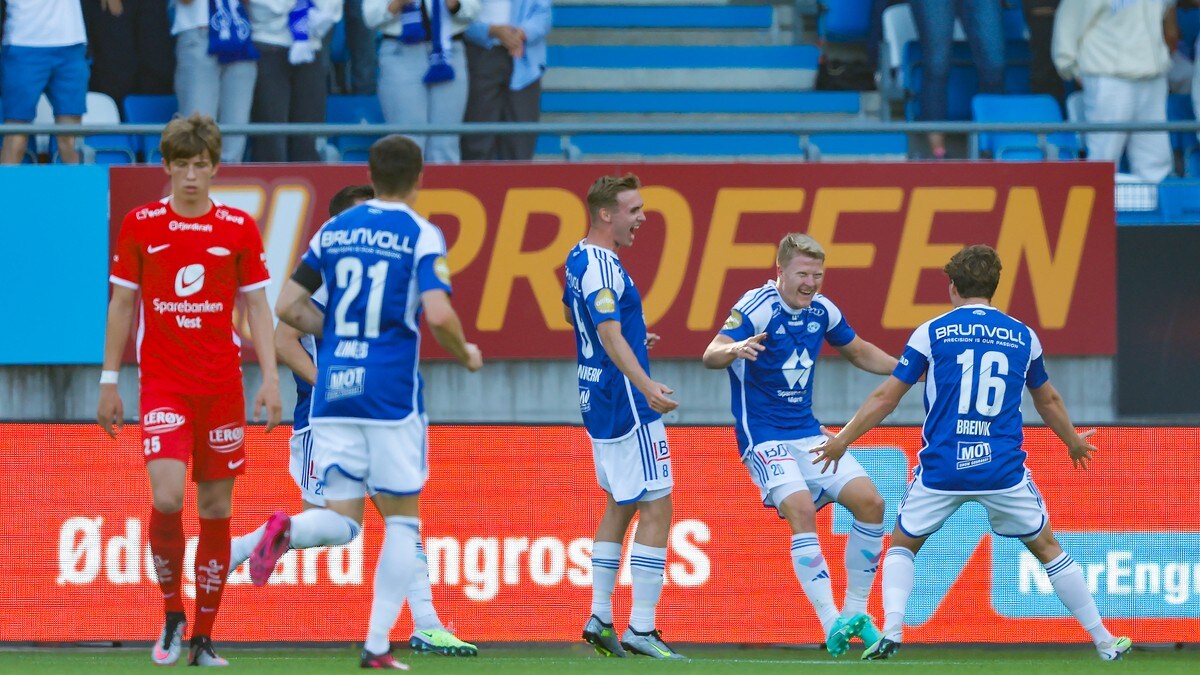 Veton Berisha scoret sitt første Molde-mål mot Brann