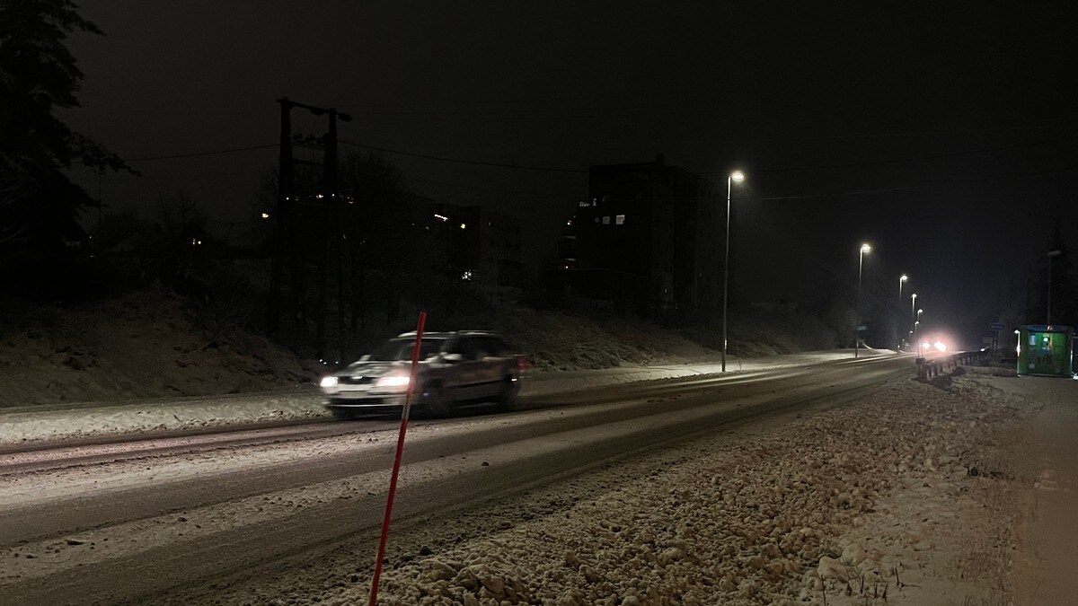 Glatte veier og trafikktrøbbel på Østlandet