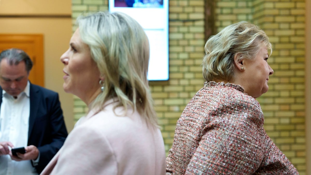 Borgerlig valgkamp rakner: Solberg og Listhaug i åpen konflikt