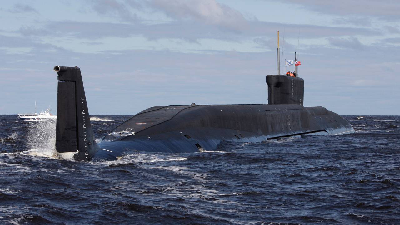 Den 170 meter langer ubåtene «Yuri Dolgoruki»