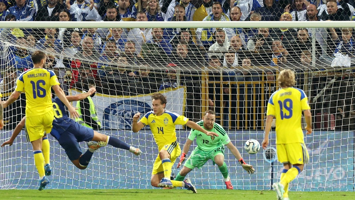 Sverige slapp inn mål for 18. gang på rad
