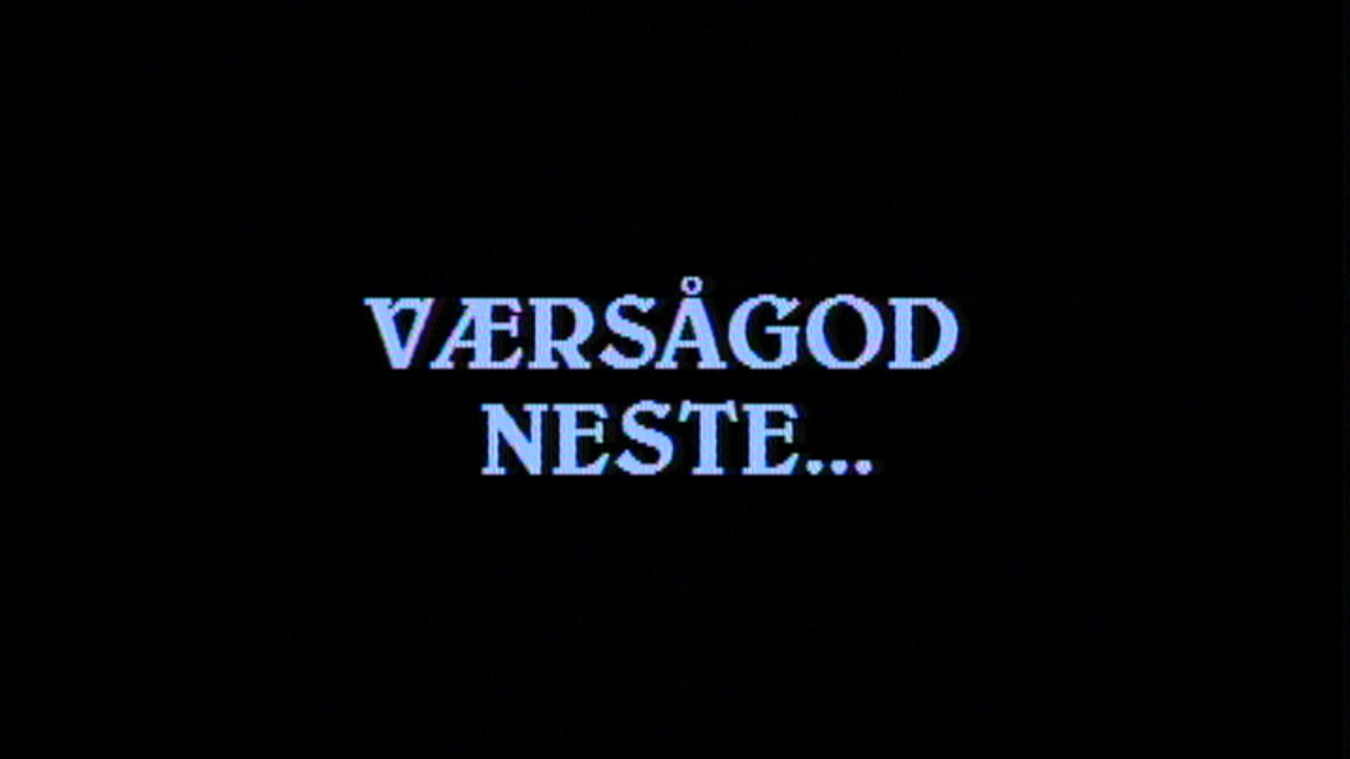 Vær så god neste! - NRK TV