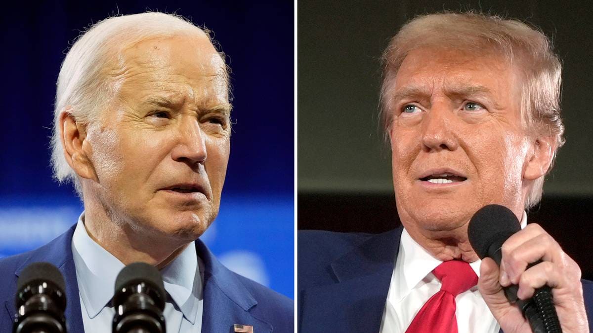 Første presidentdebatt i 2024: Dette står på spill for Biden og Trump