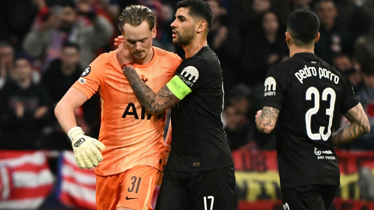 Keeper byttet ut etter 16 minutter: – Nå får jeg vondt i magen