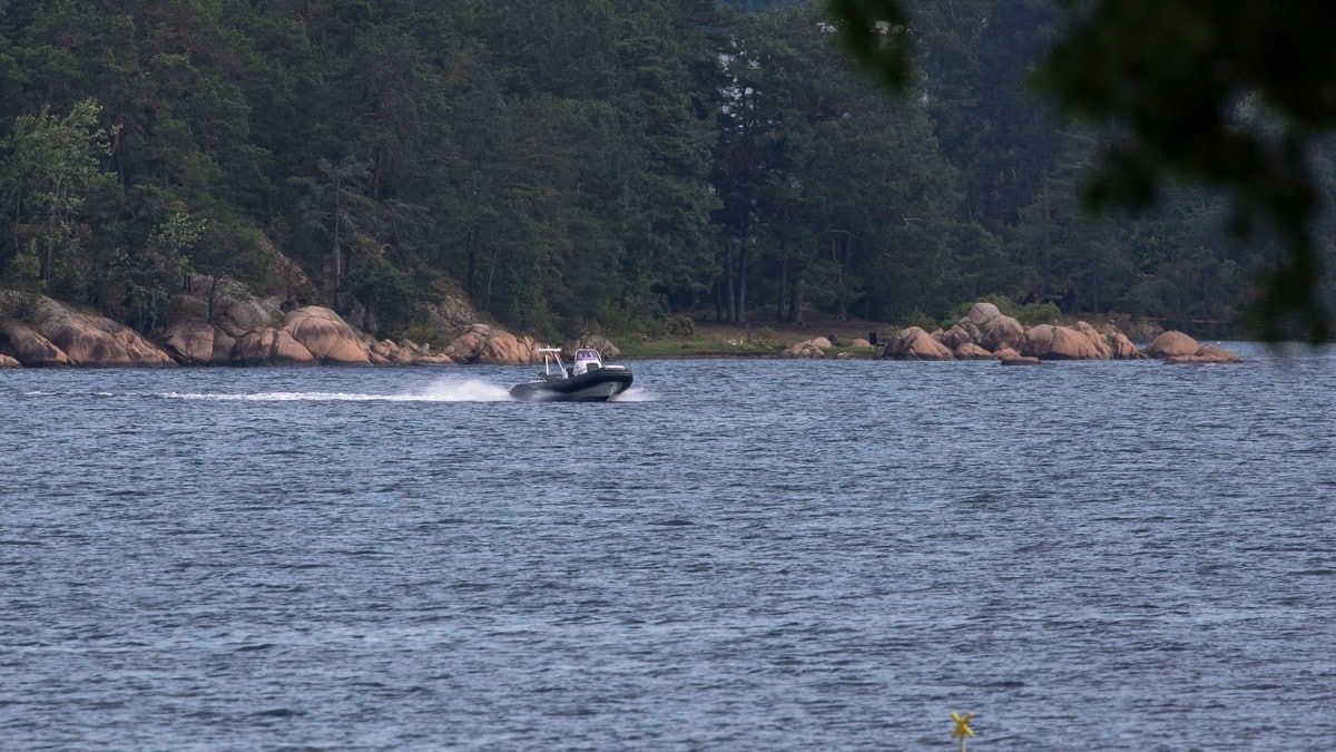 En båt på vannet i Oslofjorden FOTO: Hallgeir Braastad/NRK