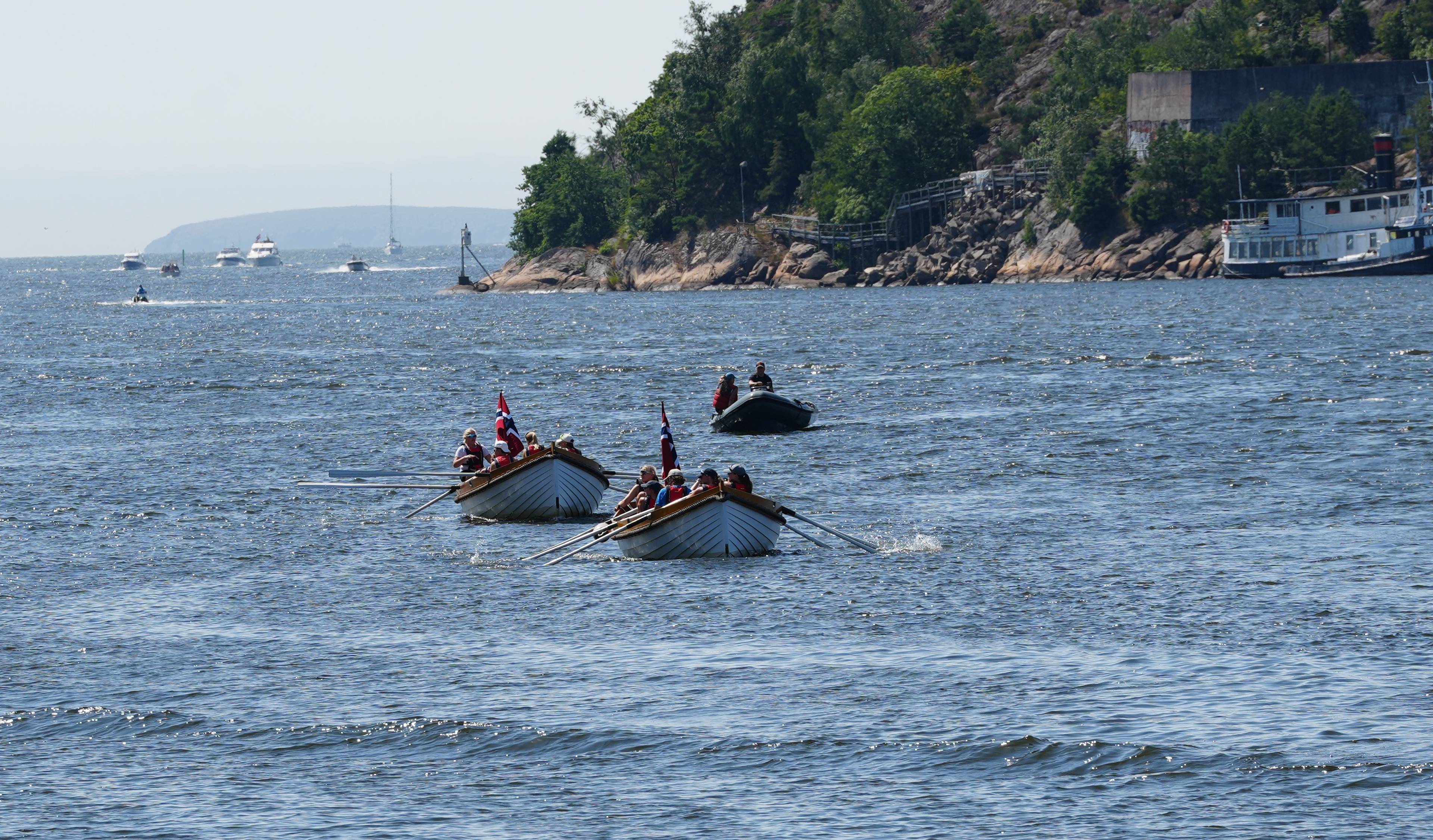 I fjorden vest for Kråkerøy