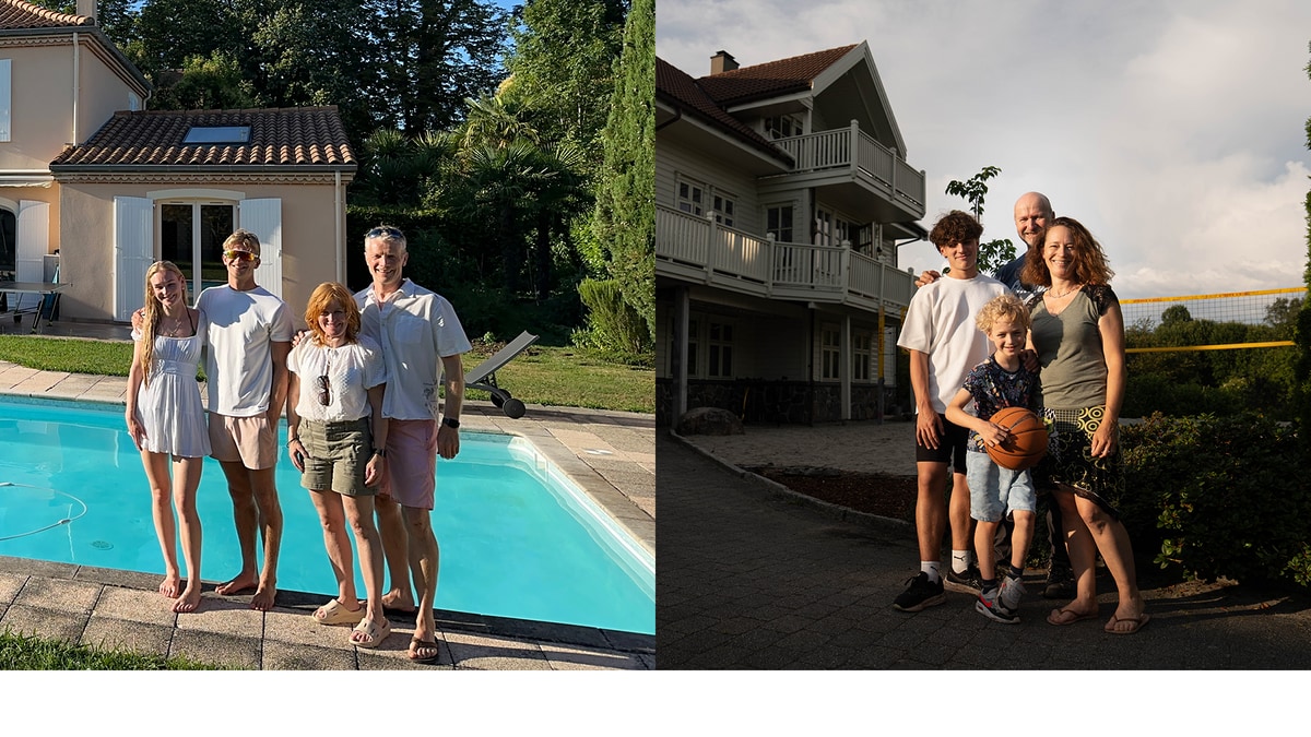 Den ene familien søker sol – den andre norsk kultur: Derfor bytter de hjem