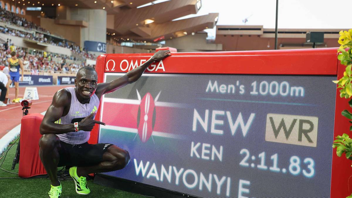 Wanyonyi slo 27 år gammel verdensrekord på 1000 meter
