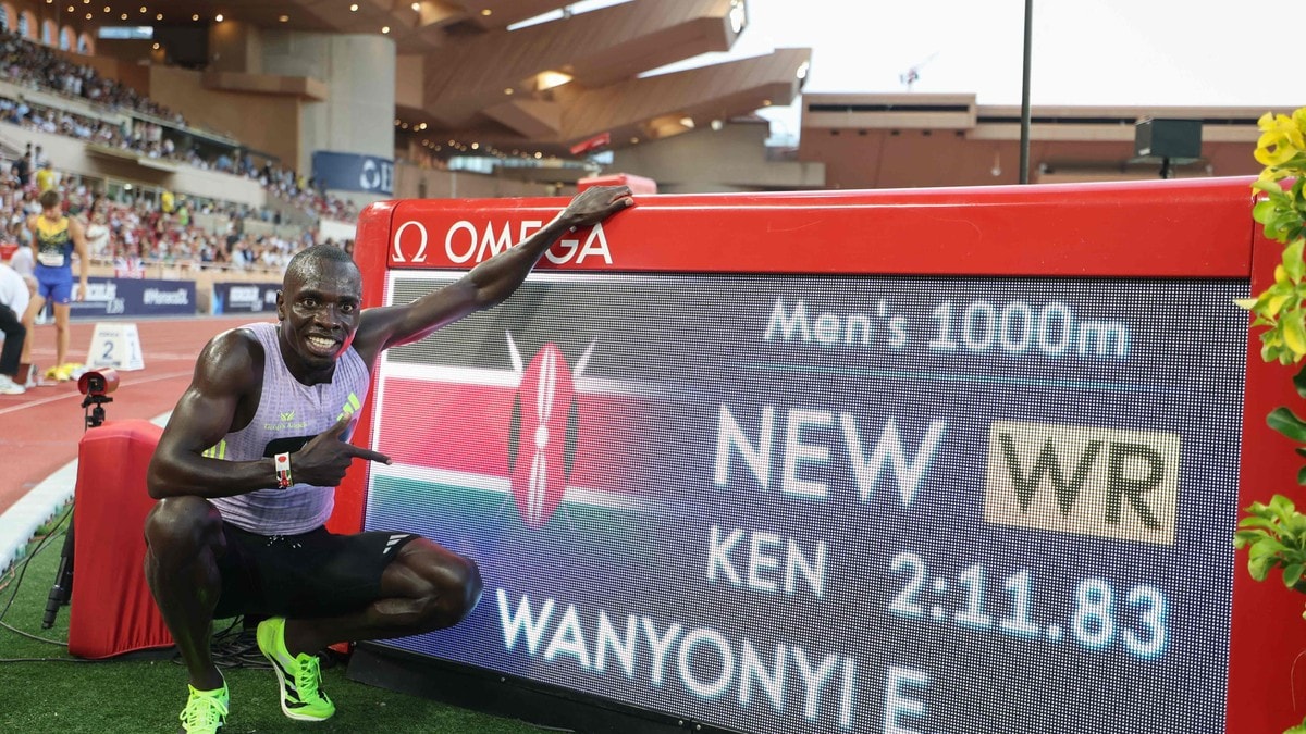 Wanyonyi slo 27 år gammel verdensrekord på 1000 meter